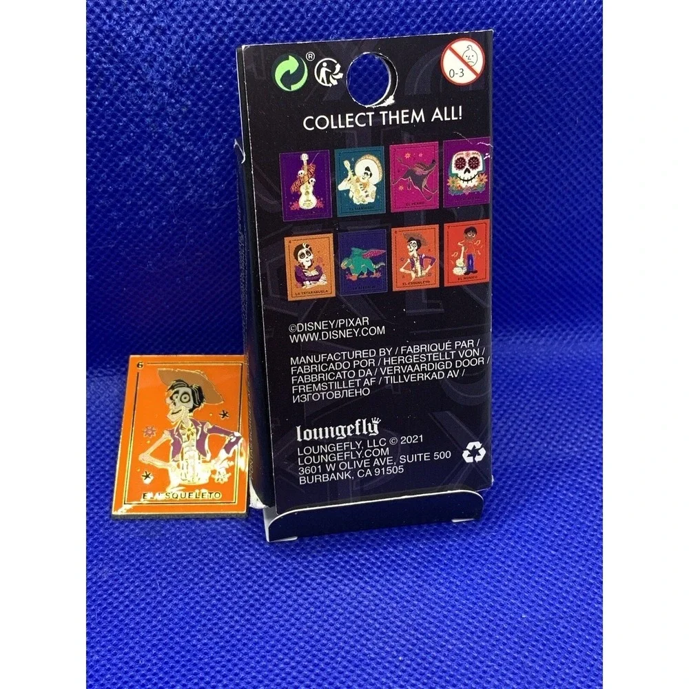 Loungefly Mystery Pin Set Disney Pixar Coco Hector New Open Box authentic